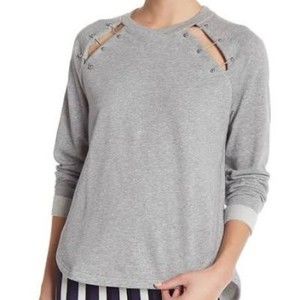 Rachel Roy Sweatshirt with Metal Size small